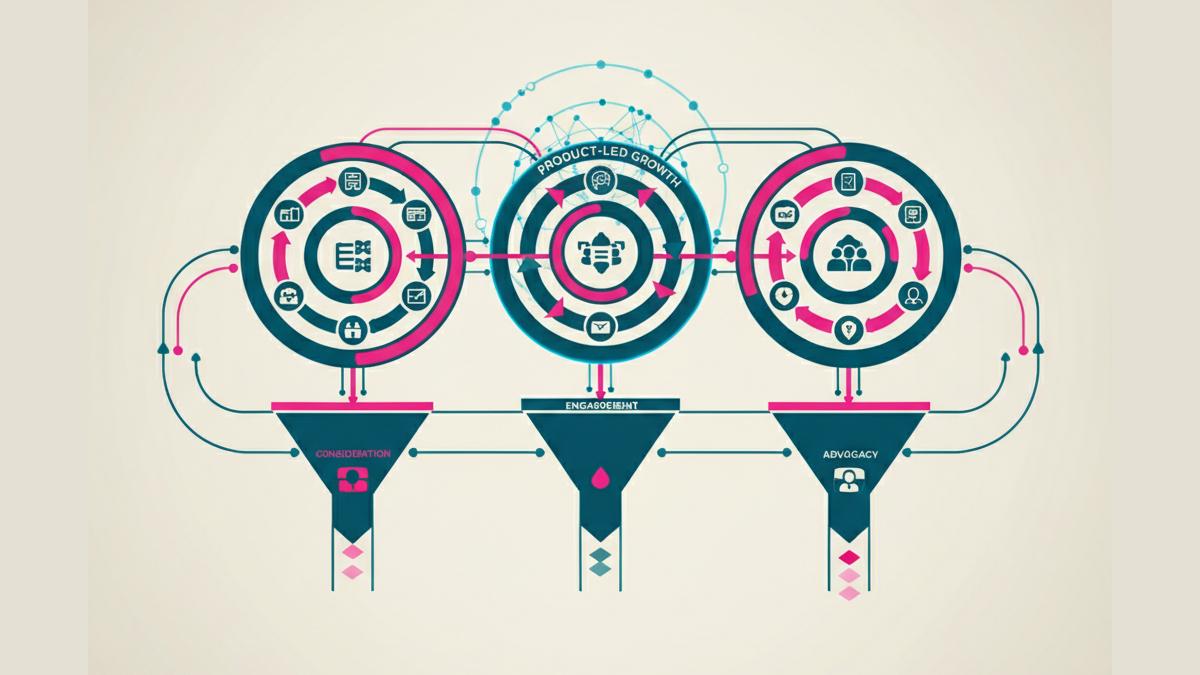 Diagram of content flywheels and intent signals
