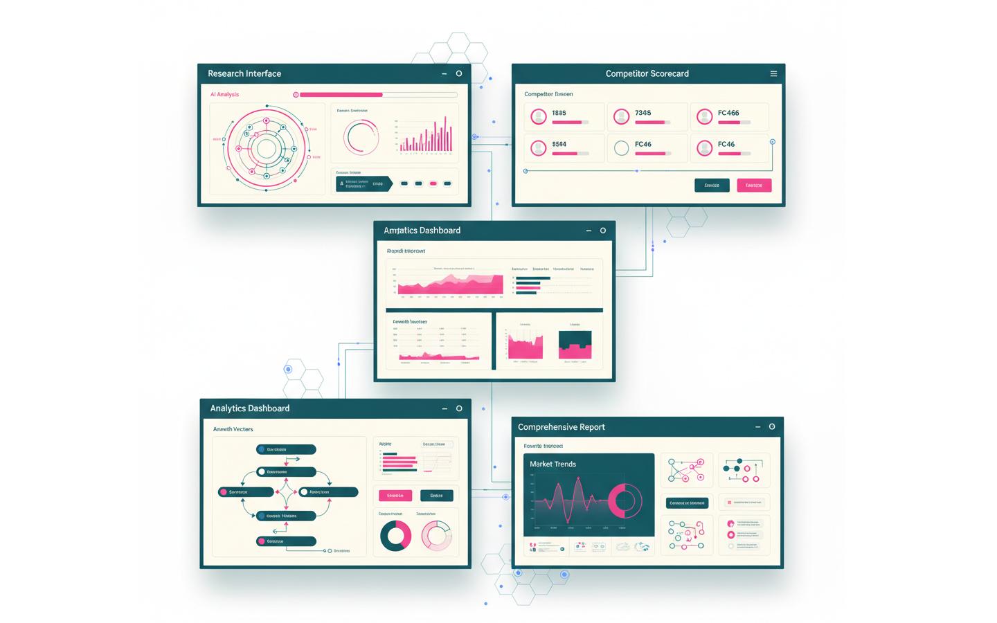 Research playbook dashboards with key findings